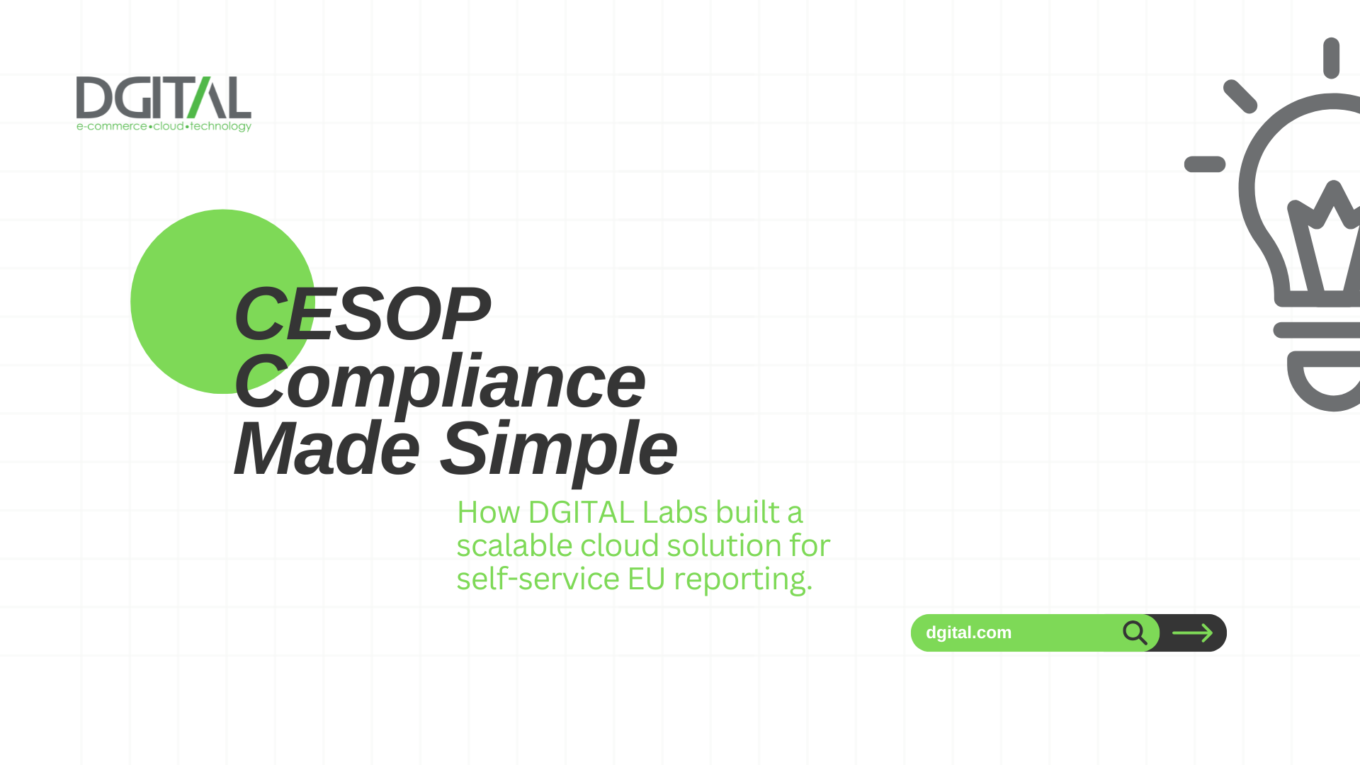 DGITAL Labs’ Cloud-based CESOP Reporting Solution